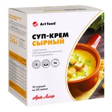 Суп-крем Сырный с крутонами